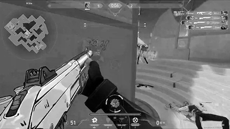 fpsゲームシーンの画像