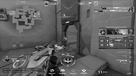 fpsゲームシーンの画像