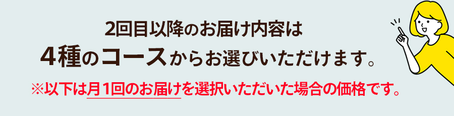 2回目以降のセット内容について