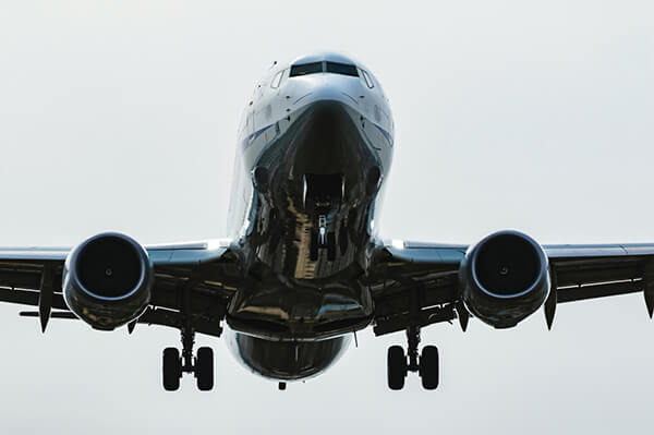 飛行機の写真