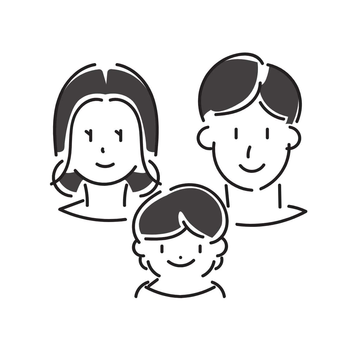 家族のイラスト