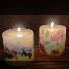 ボタニカルキャンドル作り